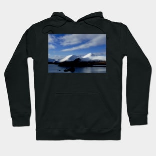 Black Mount neon glow 193 , the Highlands, Scotland Hoodie